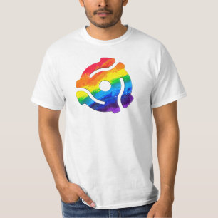 SlipperyJoe's plastic 45 RPM-recordadaptervibran T-shirt