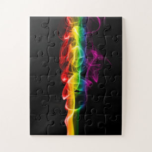 SlipperyJoe's pluim van regenboogenergie damp ving Legpuzzel