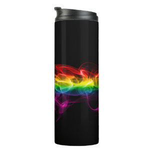 SlipperyJoe's pluim van regenboogenergie damp ving Thermosbeker