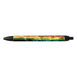 SlipperyJoe's pluim van regenboogenergie damp ving Zwarte Inkt Pen