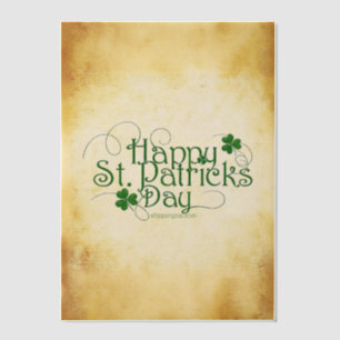 SlipperyJoe's prettige St. Patrick's Day-vakantie Vellum Uitnodigingen