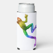 SlipperyJoe's Pride Frog beeldje Levendige kleuren (Seltzer Voorkant)