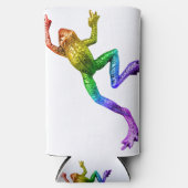 SlipperyJoe's Pride Frog beeldje Levendige kleuren (Voorkant)