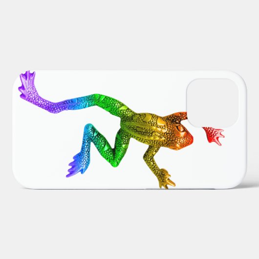 SlipperyJoe's Pride Frog beeldje Levendige kleuren Case-Mate iPhone Case (Achterkant (horizontaal))
