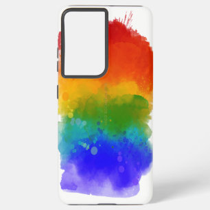 SlipperyJoe's pride kleuren regenboogberoemd Samsung Galaxy Hoesje