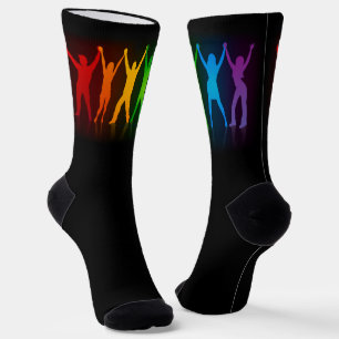 SlipperyJoe's pride mensen geven silhouette kleurf Sokken