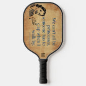 SlipperyJoe's Prinses klap lopen grappig jaren 50  Pickleball Paddle (Voorkant)