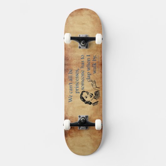 SlipperyJoe's Prinses klap lopen grappig jaren 50 Skateboard (Voorkant)