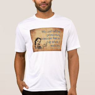 SlipperyJoe's Prinses klap lopen grappig jaren 50  T-shirt