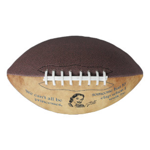 SlipperyJoe's prinsessen klappen vintage poster re American Football