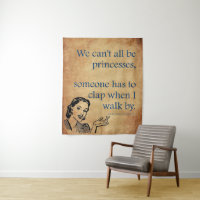 SlipperyJoe's prinsessen klappen vintage poster re
