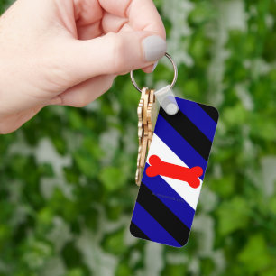 SlipperyJoe's puppy play pride vlag express kink i Sleutelhanger