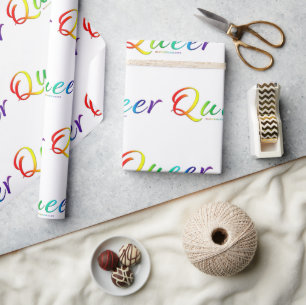 SlipperyJoe's rare enkele expressieve woord vloeie Cadeaupapier