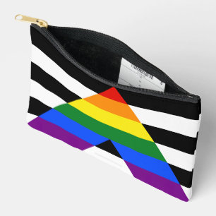 SlipperyJoe's rechte bondgenoot vlag effen regenbo Etui