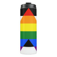 SlipperyJoe's rechte bondgenoot vlag effen regenbo