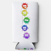 SlipperyJoe's regenboog gekleurde pride teken woor (Voorkant)