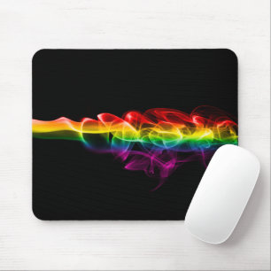 SlipperyJoe's Regenboog rook damp golvende regenbo Muismat