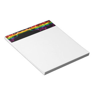 SlipperyJoe's Regenboog rook damp krul regenboog c Notitieblok