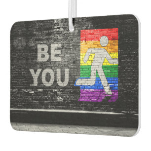 SlipperyJoe's regenboog trots kleurenpaneel stadss Luchtverfrisser