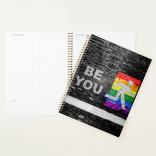 SlipperyJoe's regenboog trots kleurenpaneel stedel Planner