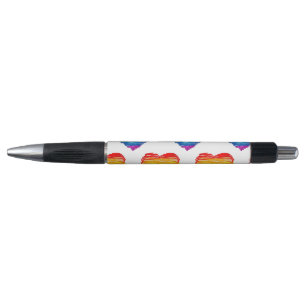 SlipperyJoe's regenboogkleurige hart gekrabbelde w Pen