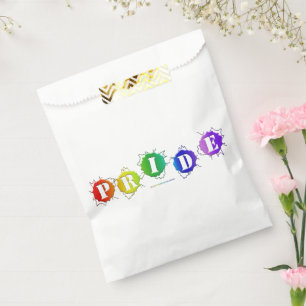 SlipperyJoe's regenboogkleurige pride-teken barst Bedankzakje