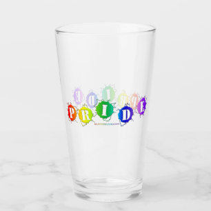 SlipperyJoe's regenboogkleurige pride-teken barst Glas