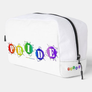 SlipperyJoe's regenboogkleurige pride-teken barst Toilettasje