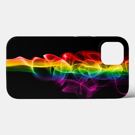 SlipperyJoe's rook viert levendige regenboogkleure Case-Mate iPhone Case (Achterkant (horizontaal))