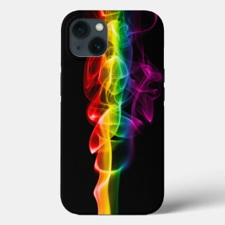 SlipperyJoe's rook viert levendige regenboogkleure iPhone 13 Hoesje