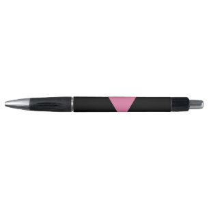 SlipperyJoe's roze driehoekige vlag helder roze sy Pen