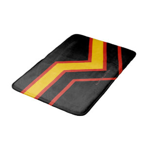 SlipperyJoe's rubber trotsky-vlag pijlen chevrons Badmat