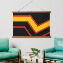 SlipperyJoe's rubber trotsky-vlag pijlen chevrons 