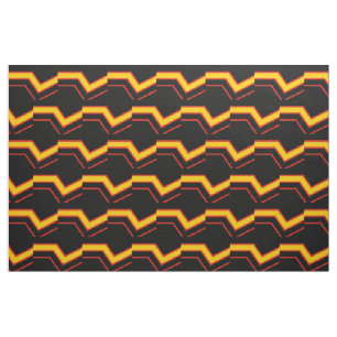 SlipperyJoe's rubber trotsky vlag pijlen chevrons Stof