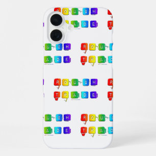 SlipperyJoe's ruwe handel queer pop typografie sla iPhone 16 Plus Hoesje