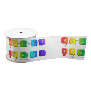 SlipperyJoe's ruwe handel queer pop typografie sla Lint