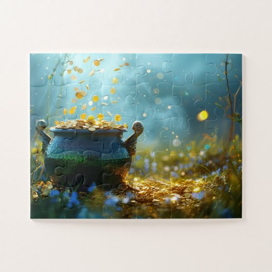 SlipperyJoe's Saint Patricks Day grote pot Legpuzzel (Horizontaal)