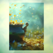 SlipperyJoe's Saint Patrick's Day grote pot Raamsticker (Vel 3)