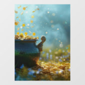 SlipperyJoe's Saint Patrick's Day grote pot Raamsticker (Vel)