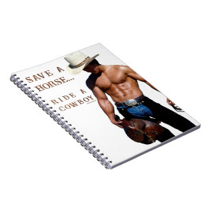 SlipperyJoe's Save a horse Ride A Cowboy pet muscu Notitieboek