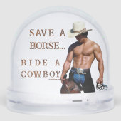 SlipperyJoe's save horse ride rietje cowboy pet mu Sneeuwbol (Achterkant)