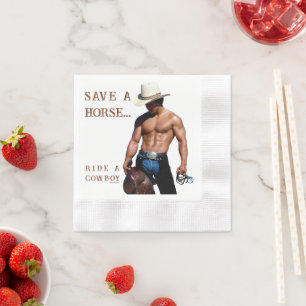 SlipperyJoe's save paard rijden strohoed cowboyhoe Servet