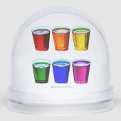 SlipperyJoe's shot glasses liquid pride colors cel (Avant)