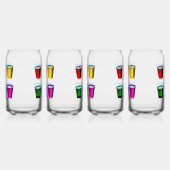 SlipperyJoe's shot glasses liquid pride colors cel (Gauche)
