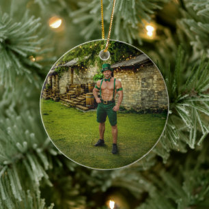 SlipperyJoe's St. Patrick's Dag feestelijke kabout Keramisch Ornament