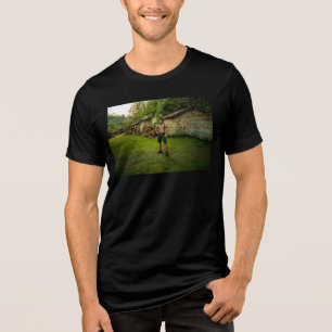 SlipperyJoe's St. Patrick's Dag feestelijke leprec Tri-Blend Shirt