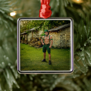 SlipperyJoe's St. Patrick's Day feestelijke kabout Metalen Ornament