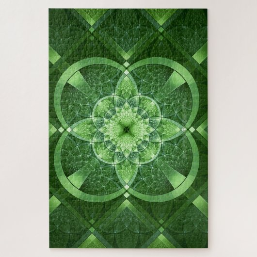 SlipperyJoe's St. Patrick's Day Fractal LGBTQIA vo Legpuzzel (Verticaal)