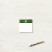 SlipperyJoe's St. Patrick's Day gloeiende vierblad Post-it® Notes (Op bureau)