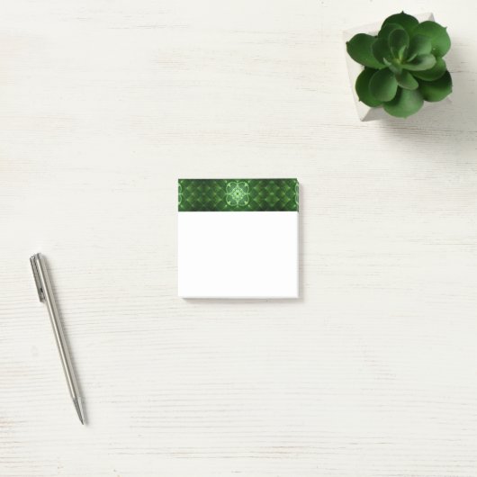 SlipperyJoe's St. Patrick's Day gloeiende vierblad Post-it® Notes (Kantoor)